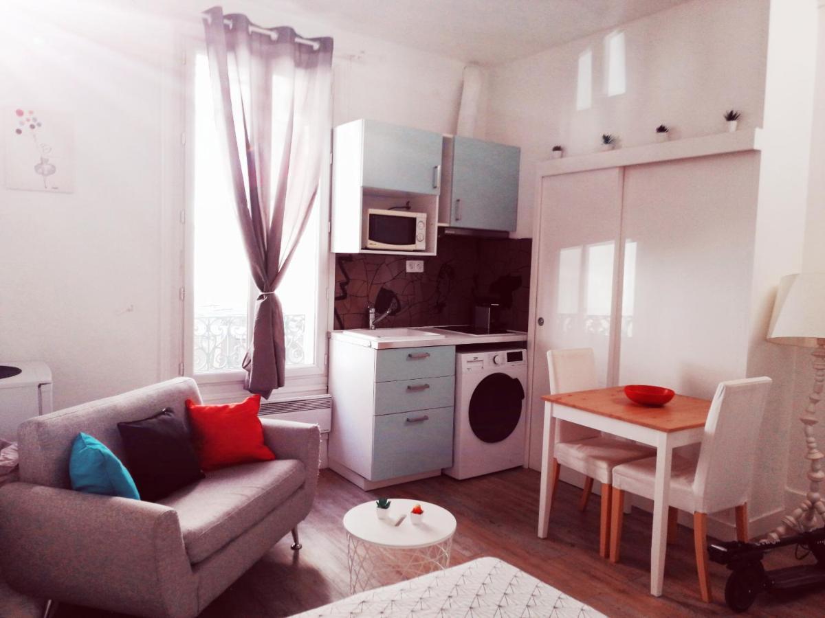 Studio Situe Dans Un Quartier Calme Et Residentiel A Montrouge A Seulement 2 Minutes Du Metro Exteriör bild